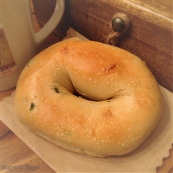 Order fresh out of the oven Jalapeno Bagels from NY Bagel and Buns